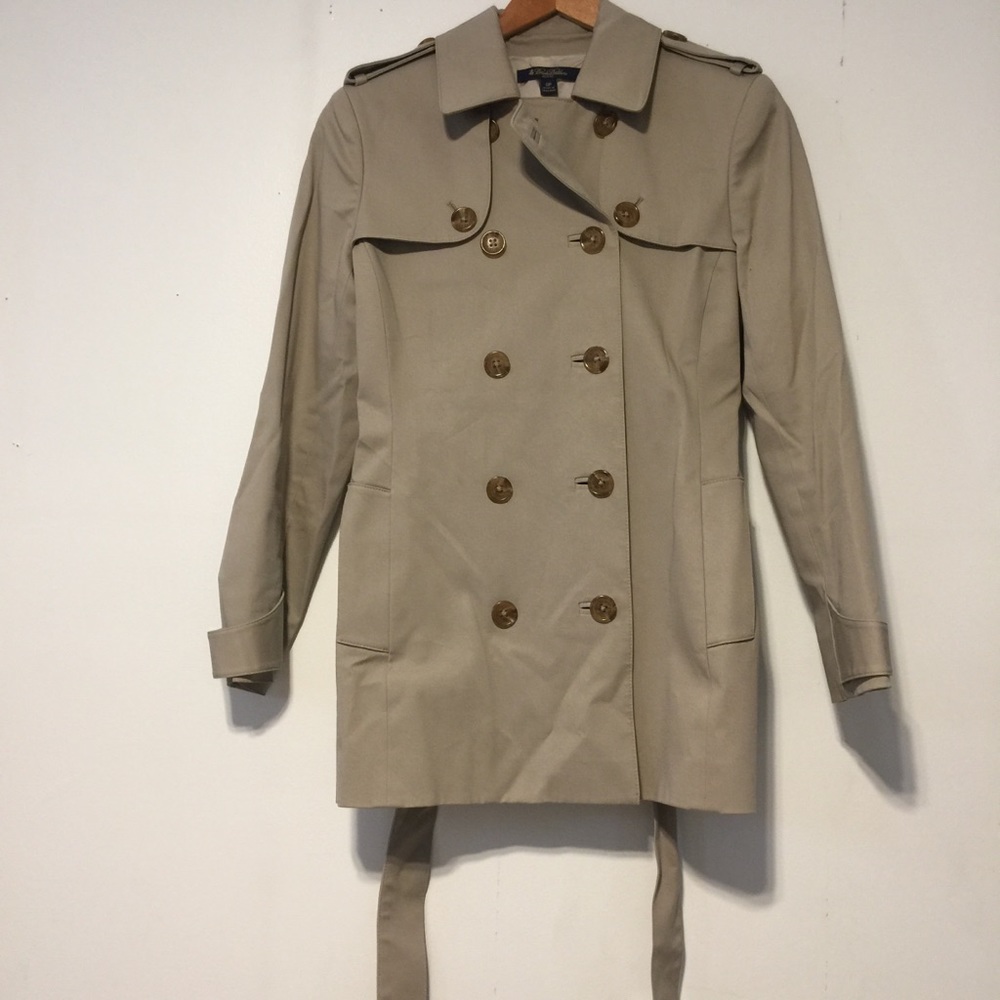 BROOKS BROTHERS TAN JACKET